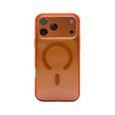 Case Para Iphone Cristal Shield Com Magsafe Orange Cosmic