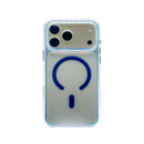 Case Para Iphone Ultra Clear Com Magsafe Deep Blue